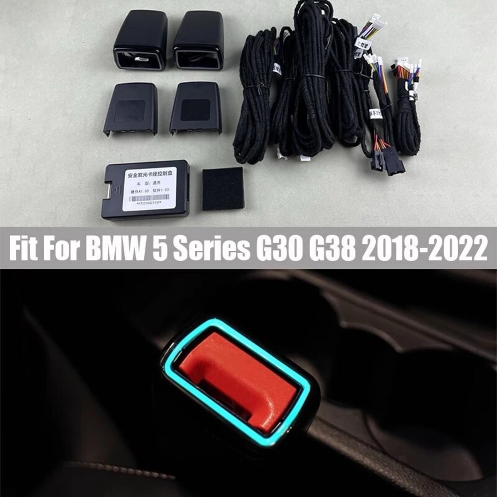 Seat Belt Buckle for BMW 5 Series G30 G38 2018 - 2022 Original Car Ambient Light